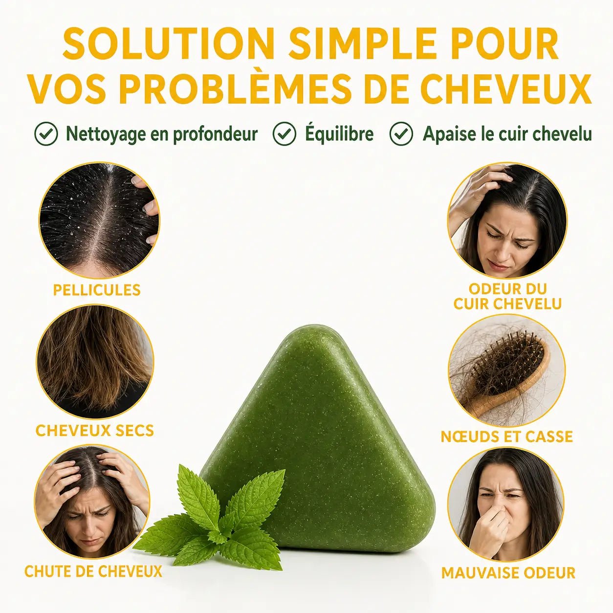 Le Savon LayaBelle — Shampooing Solide, Fortifiant, Anti-Chute - LayaBelle