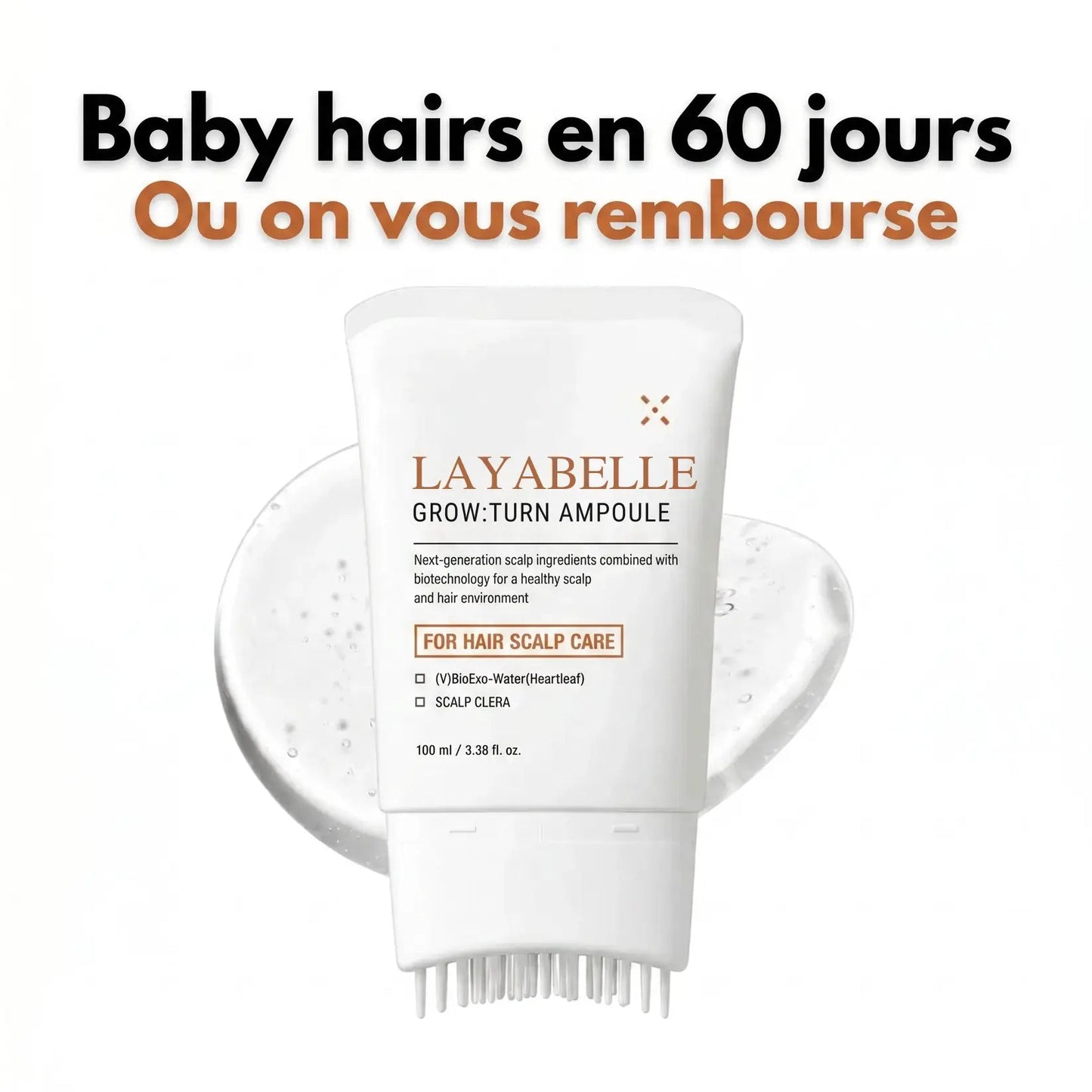 Sérum Coréen Repousse Post-Partum — Applicateur Intégré - LayaBelle
